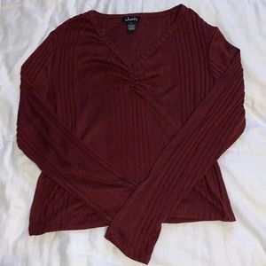 Long sleeve lightweight sweater